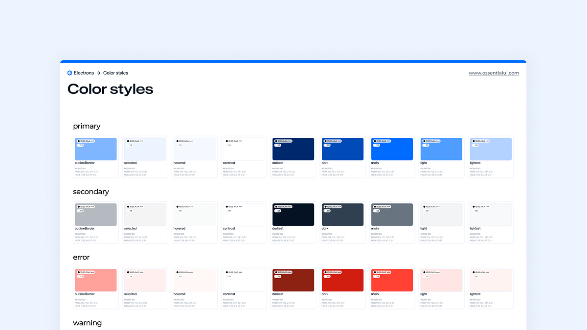 Decoding the Art of Color Palettes for Scalable Design Systems