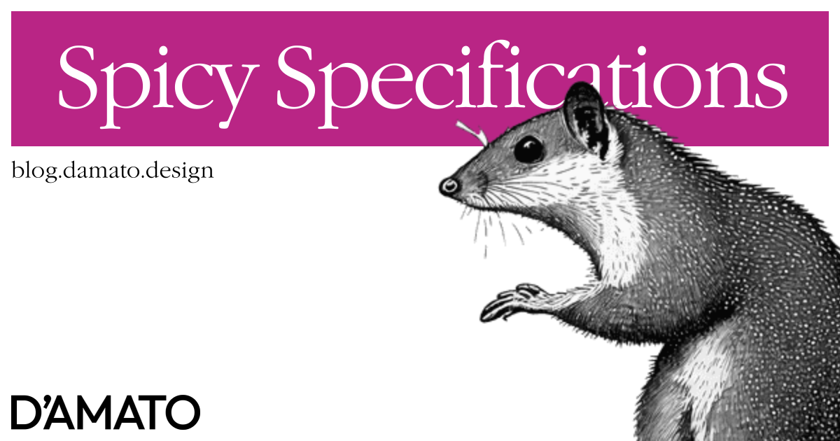 Spicy specifications